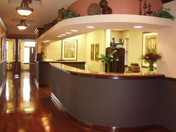 beautiful reception area for dental patients in Orlando